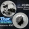 2018 Thor Marvel Silver Round 1Oz .999 Fine Silver