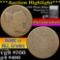 ***Auction Highlight*** 1795 Plain Edge Flowing Hair large cent 1c Graded g+ By USCG (fc)