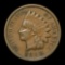 1888 Indian Cent 1c Grades xf+