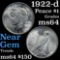 1922-d Peace Dollar $1 Grades Choice Unc