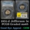 PCGS 1951-d Jefferson Nickel 5c Graded ms65 By PCGS