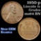 1950-p Lincoln Cent 1c Grades Choice Unc BN