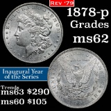 1878-p Rev '79 Morgan Dollar $1 Grades Select Unc