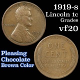 1919-s Lincoln Cent 1c Grades vf, very fine