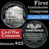 First Confederate Congress .825 oz. Silver Round