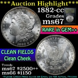 ***Auction Highlight*** 1882-cc Morgan Dollar $1 Grades GEM++ Unc (fc)