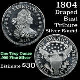 1804 Draped Bust Silver Round .999 Fine Silver