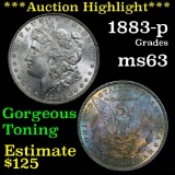 1883-p Morgan Dollar $1 Grades Select Unc