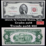 1953A $2 Red Seal United States Note Grades Choice AU/CU Slider