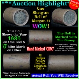 ***Auction Highlight*** Morgan dollar roll ends 1895 & 'o', Better than average circ (fc)