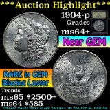 ***Auction Highlight*** 1904-p Morgan Dollar $1 Graded Choice+ Unc By USCG (fc)