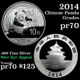 2014 Chinese Panda Chinese Silver Round .999 Fine Silver Perfection