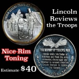 Lincoln Reviews Troops .825 oz. Silver Round