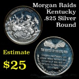 Morgan Raids Kentucky .825 oz. Silver Round