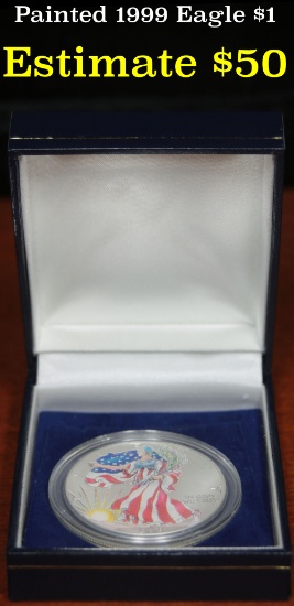 1999 Painted Eagle $1 Authentic US Eagle