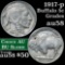 1917-p Buffalo Nickel 5c Grades Choice AU/BU Slider