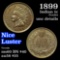 1899 Indian Cent 1c Grades Unc Details