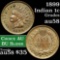 1899 Indian Cent 1c Grades Choice AU/BU Slider