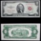 1953 $2 Red Seal United States Note Grades Choice CU