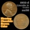 1932-d Lincoln Cent 1c Grades AU, Almost Unc