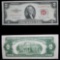 1953 $2 Red Seal United States Note Grades Choice AU/BU Slider