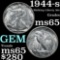 1944-s Walking Liberty Half Dollar 50c Grades GEM Unc