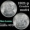 1921-p Morgan Dollar $1 Grades Select+ Unc