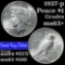 1927-p Peace Dollar $1 Grades Select+ Unc