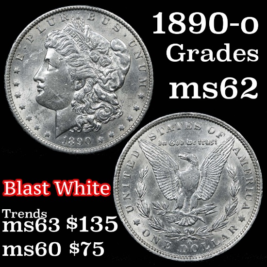 1890-o Morgan Dollar $1 Grades Select Unc