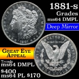1881-s Morgan Dollar $1 Grades Choice Unc DMPL