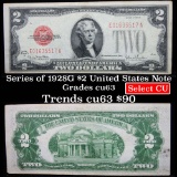 1928G $2 Red Seal United States Note Grades Select CU
