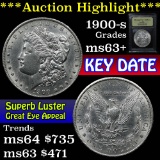 ***Auction Highlight*** 1900-s Morgan Dollar $1 Graded Select+ Unc By USCG (fc)