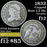 1832 Capped Bust Half Dime 1/2 10c Grades f, fine