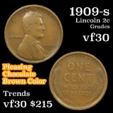 1909-s Lincoln Cent 1c Grades vf++