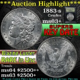 ***Auction Highlight*** 1883-s Morgan Dollar $1 Graded Select+ Unc By USCG (fc)
