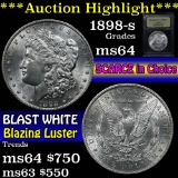 ***Auction Highlight*** 1898-s Morgan Dollar $1 Graded Choice Unc By USCG (fc)