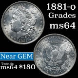 1881-o Morgan Dollar $1 Grades Choice Unc