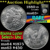 ***Auction Highlight*** 1880-o Morgan Dollar $1 Graded Select+ Unc By USCG (fc)