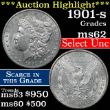 ***Auction Highlight*** 1901-s Morgan Dollar $1 Grades Select Unc (fc)