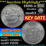 ***Auction Highlight*** 1896-o Morgan Dollar $1 Graded Select Unc By USCG (fc)