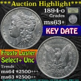 ***Auction Highlight*** 1894-o Morgan Dollar $1 Graded Select+ Unc By USCG (fc)