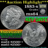 ***Auction Highlight*** 1883-s Morgan Dollar $1 Graded Choice Unc By USCG (fc)