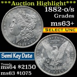 ***Auction Highlight*** 1882-o/s Morgan Dollar $1 Grades Select+ Unc (fc)