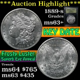 ***Auction Highlight*** 1889-s Morgan Dollar $1 Graded Select+ Unc By USCG (fc)