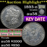 ***Auction Highlight*** 1893-o Morgan Dollar $1 Graded Choice AU/BU Slider By USCG (fc)