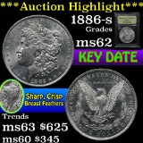 ***Auction Highlight*** 1882-o/s Morgan Dollar $1 Graded Choice Unc By USCG (fc)