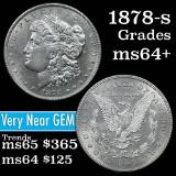 1878-s Morgan Dollar $1 Grades Choice+ Unc