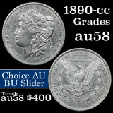 1890-cc Morgan Dollar $1 Grades Choice AU/BU Slider