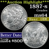 ***Auction Highlight*** 1887-s Morgan Dollar $1 Grades Choice Unc (fc)