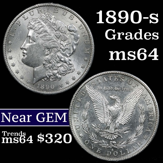 1890-s Morgan Dollar $1 Grades Choice Unc (fc)